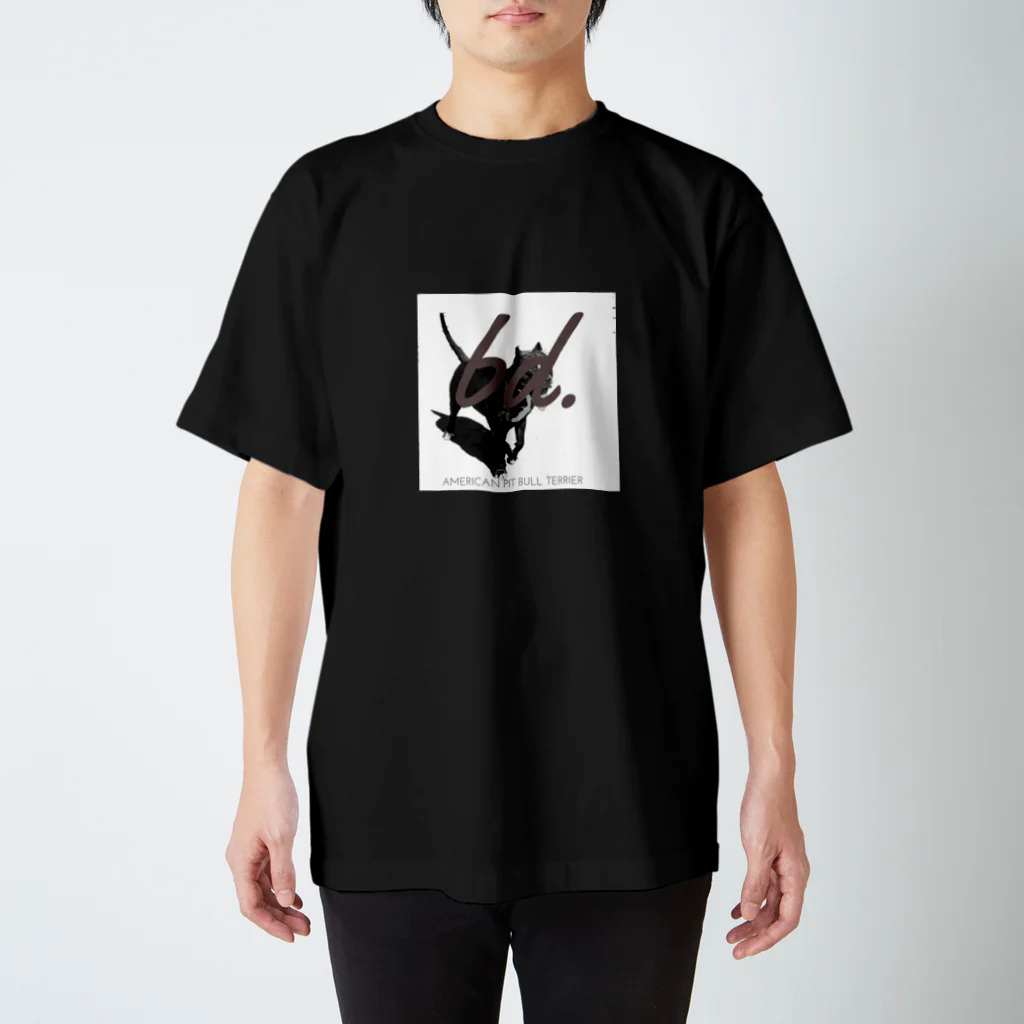 YunaKurokiのAmerican pit bull terrier Don スタンダードTシャツ