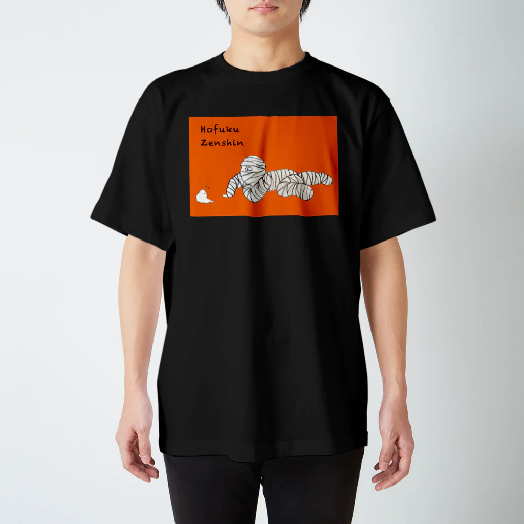 ZAKKA にしくらみおの包帯娘/Hofuku-zenshin Regular Fit T-Shirt