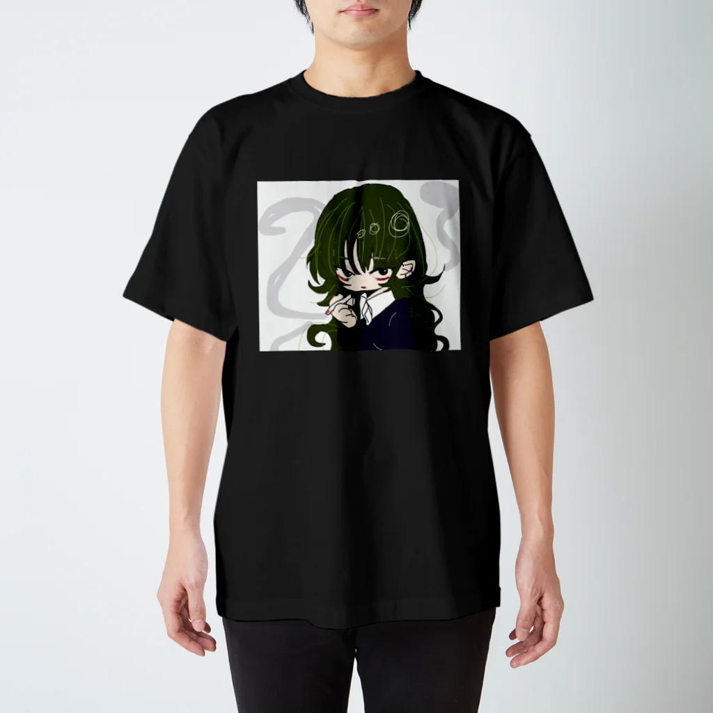 青リンゴのゆめかわいい女の子 スタンダードTシャツ