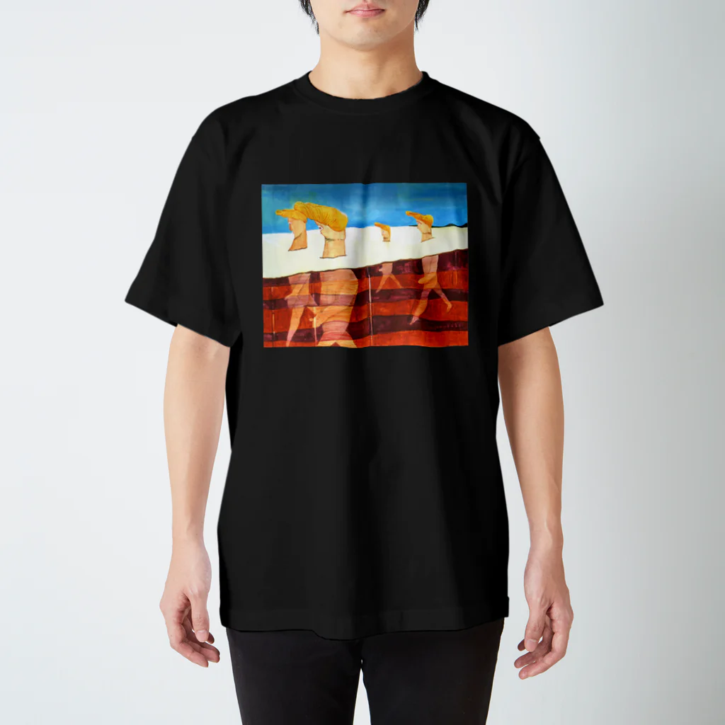 木澤洋一　絵のグッズの埋められる前にリーゼントにしました スタンダードTシャツ