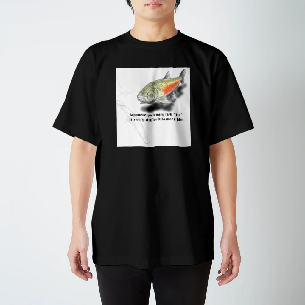 MONKEY　CRAFTのフィッシング　釣りTシャツ イトウ スタンダードTシャツ