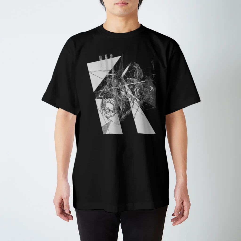 101000LABのasiangold _mono_ スタンダードTシャツ