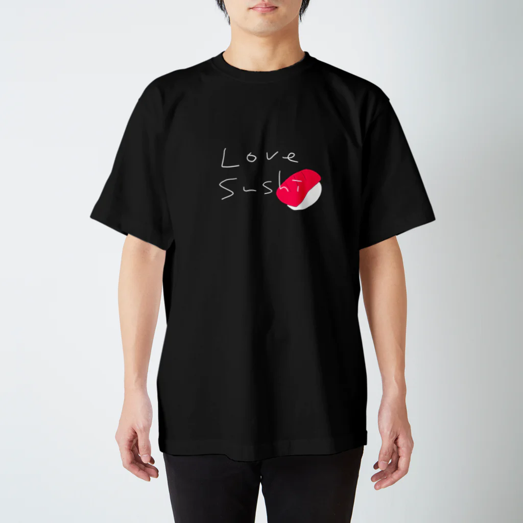 suetsumのLove Sushi スタンダードTシャツ