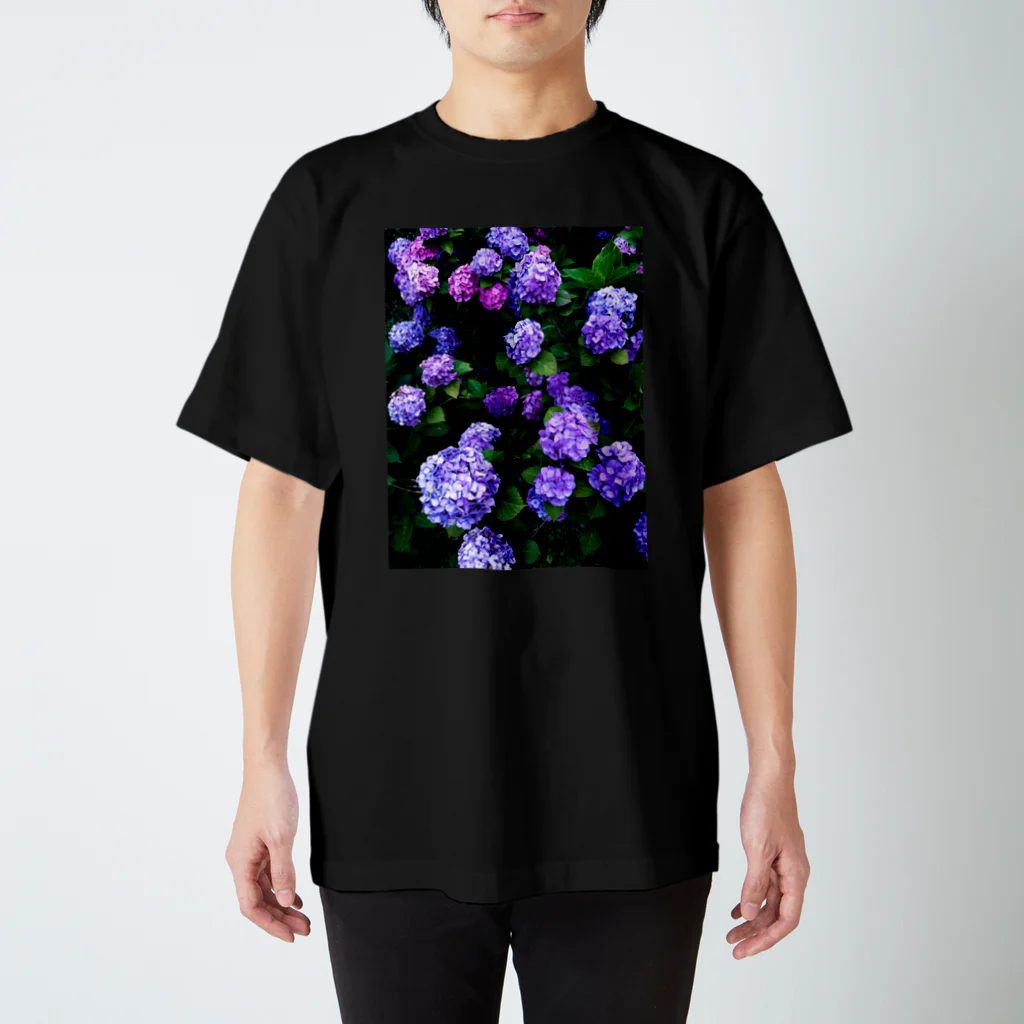 景フォトのあじさいフォト Regular Fit T-Shirt