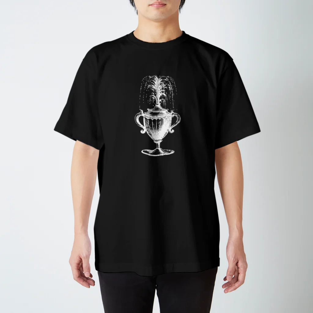 maison APHRODITEのみずがめ座（Aquarius）_WhitePrint Regular Fit T-Shirt