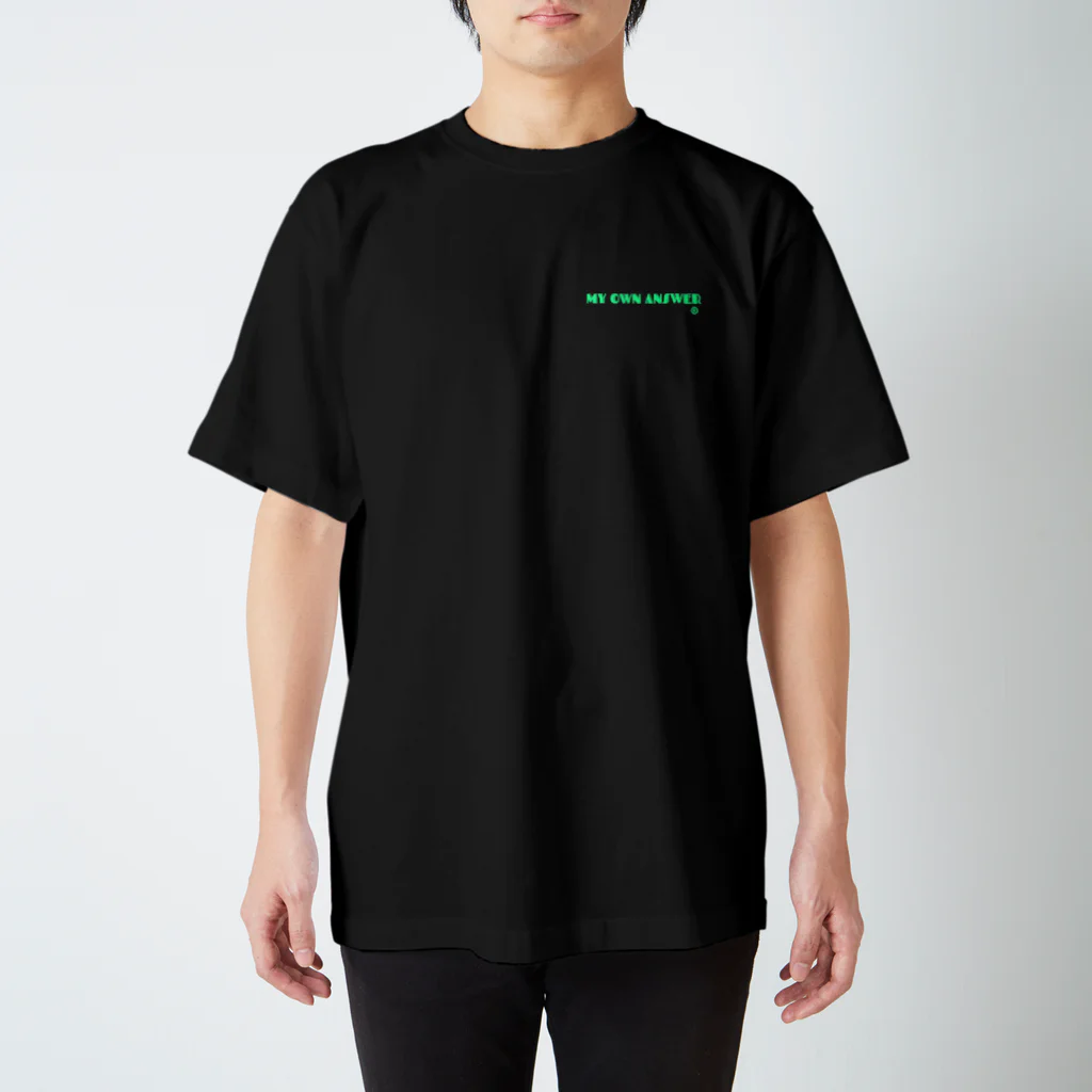 MY OWN ANSWER by sho_.ta0618のワンポイントロゴ 冷蔵庫 Regular Fit T-Shirt
