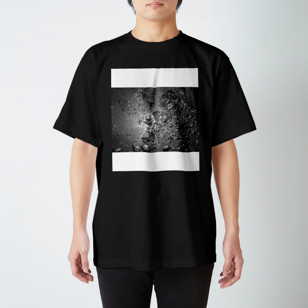 edashinのbubbles モノクロ Regular Fit T-Shirt