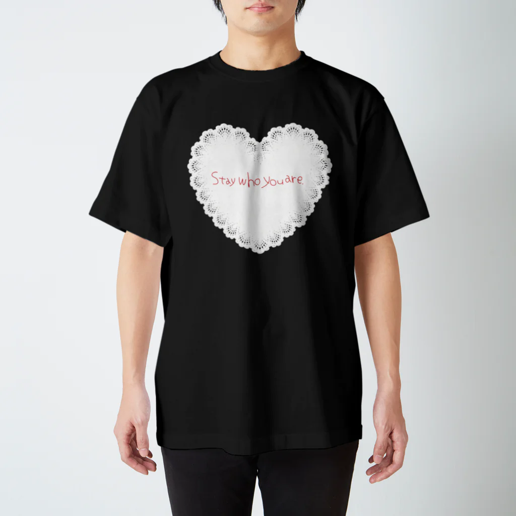 kaworu★SHOP＠SUZURIのStay who you are♡ Regular Fit T-Shirt