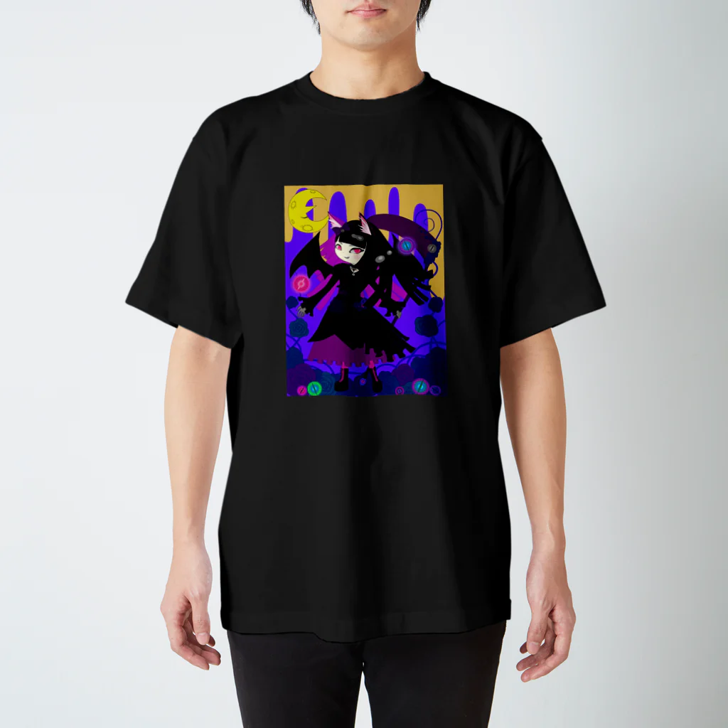 pinkpaletteの魔法使いヤミネコチャン Regular Fit T-Shirt