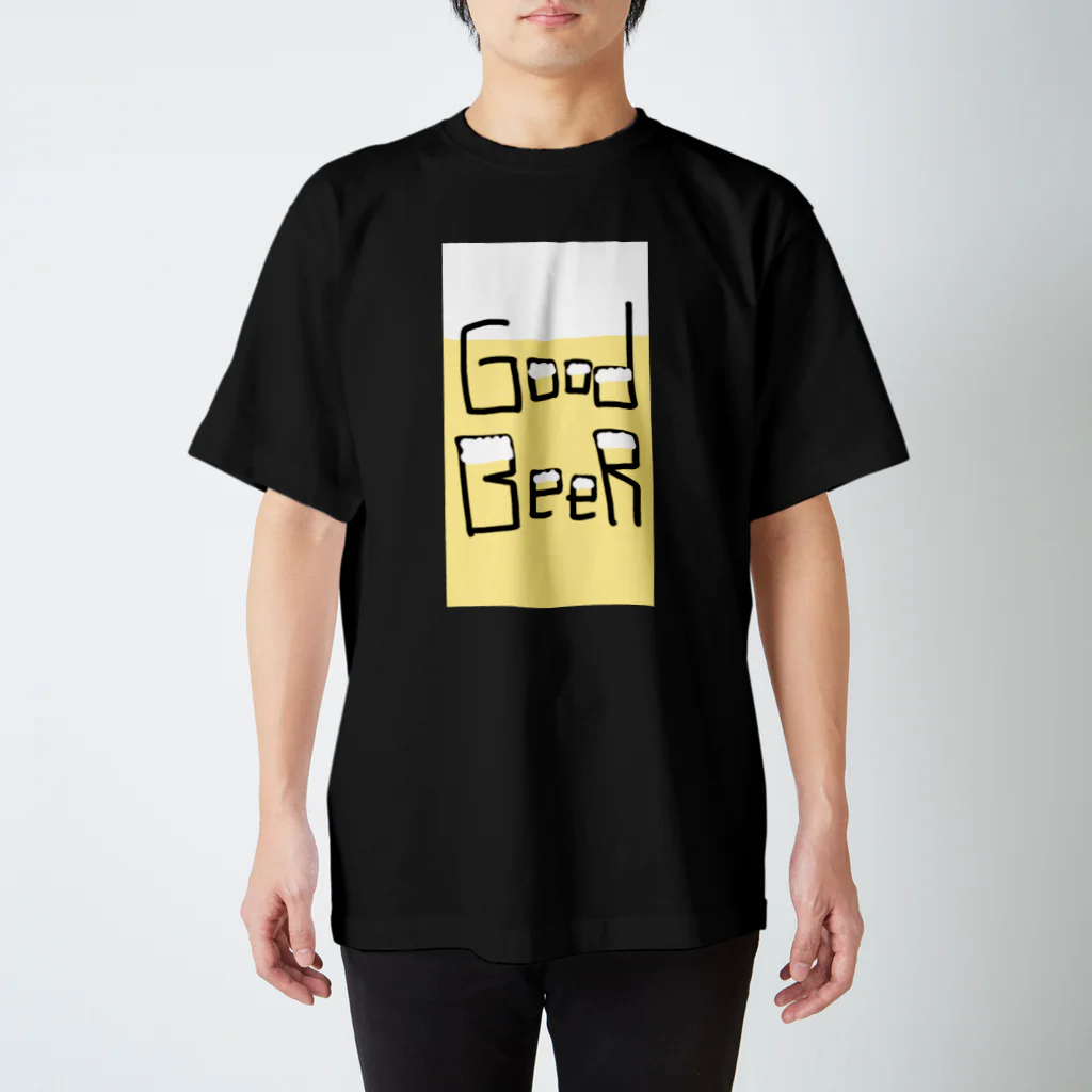 ショップ卍ラガマンジ卍のグビグビール スタンダードTシャツ