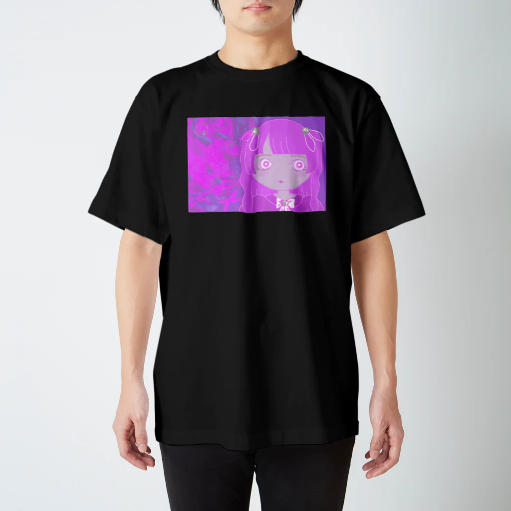 💜Salon de Lucia💜のPortrait No.xxx  RASPBERRY スタンダードTシャツ