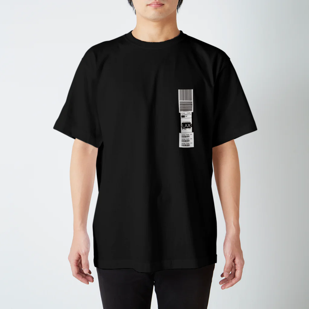 QUIETMILLS.COのCODE SERIES LUGGAGE TAG スタンダードTシャツ