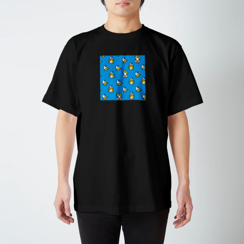 BAN-8KUの絵画とこねこ スタンダードTシャツ