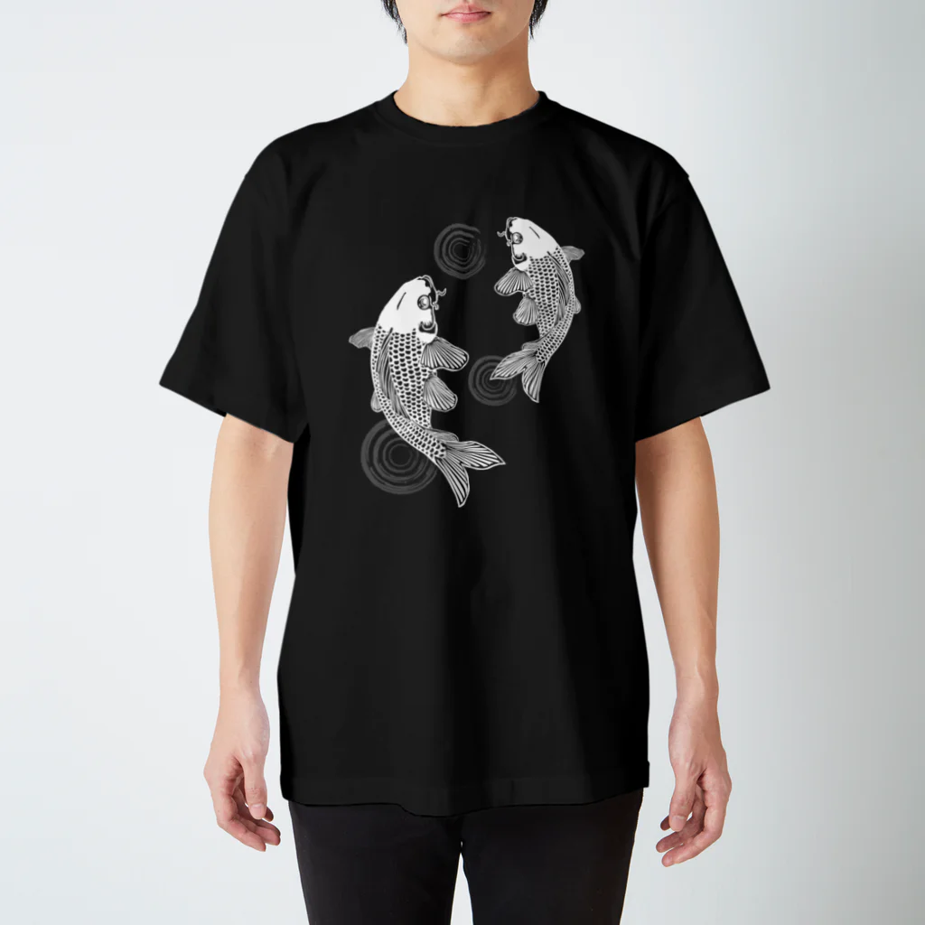 テロメアクリエイト の鯉の滝登り Regular Fit T-Shirt