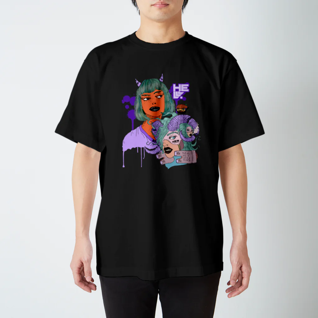 HElll - ヘル - のDevil Girl&nightmare Regular Fit T-Shirt