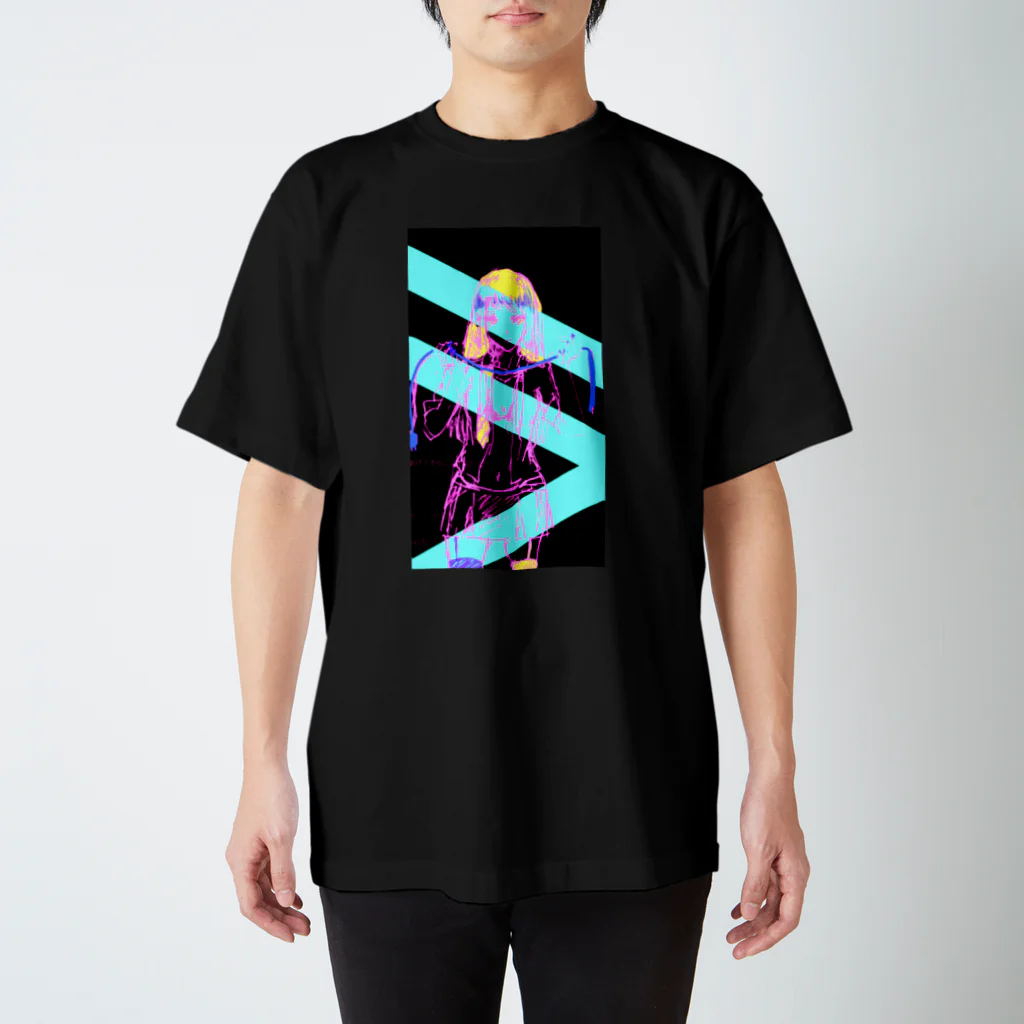 sakanatori0704のエレクトロニックガール スタンダードTシャツ