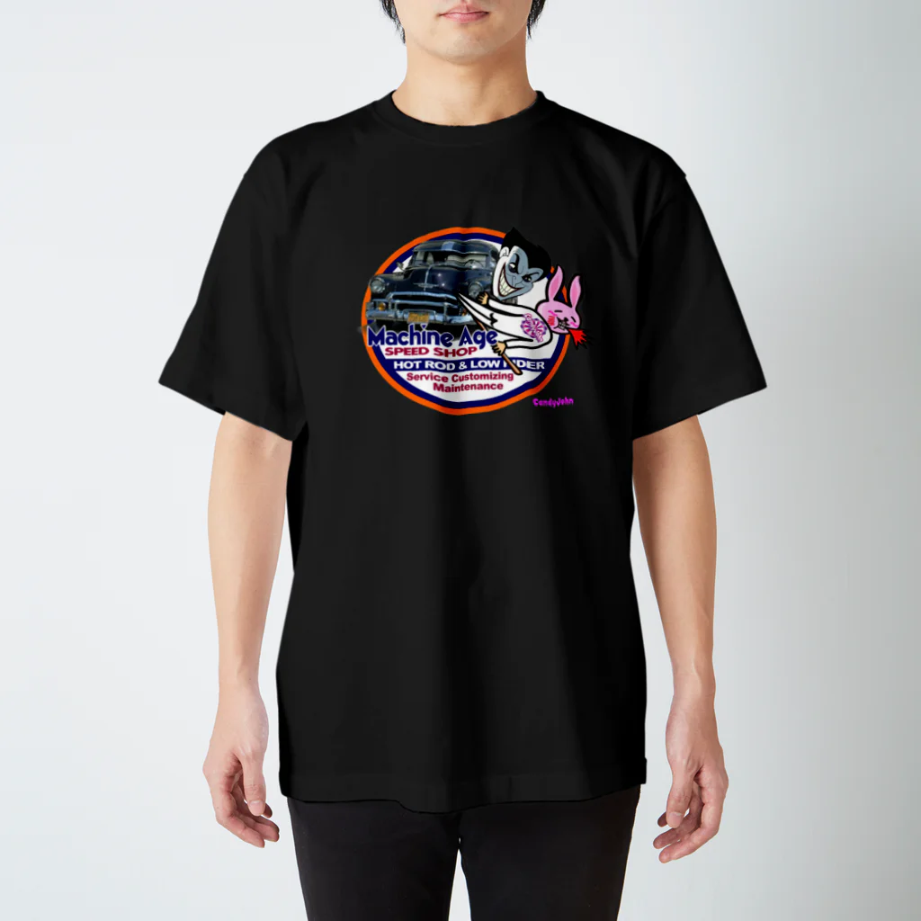 CANDYJOHNのMachineAge VS CandyJohn スタンダードTシャツ