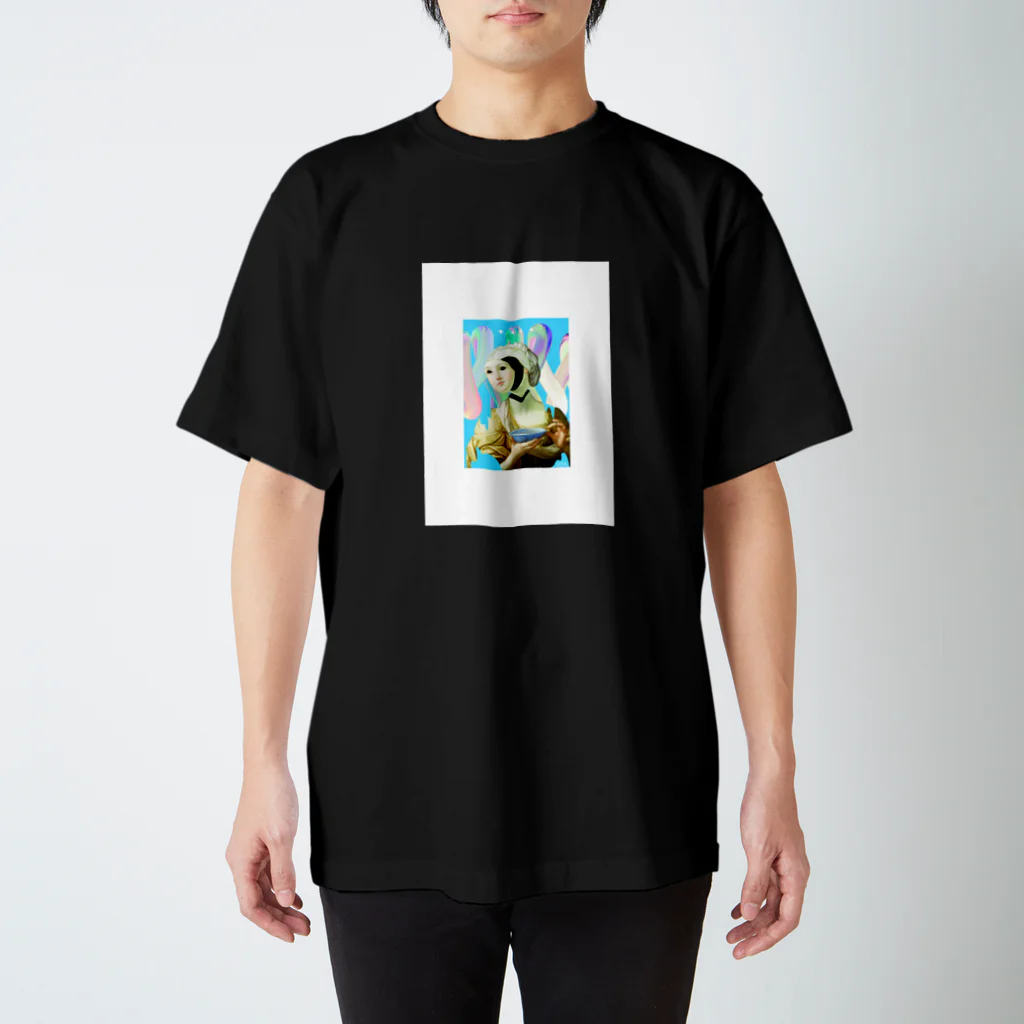 CHEAT_LANDのYM  明後日を見る女 スタンダードTシャツ