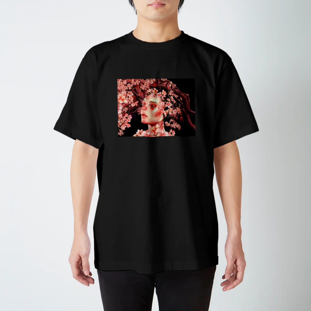 MISAのcherry blossoms Regular Fit T-Shirt