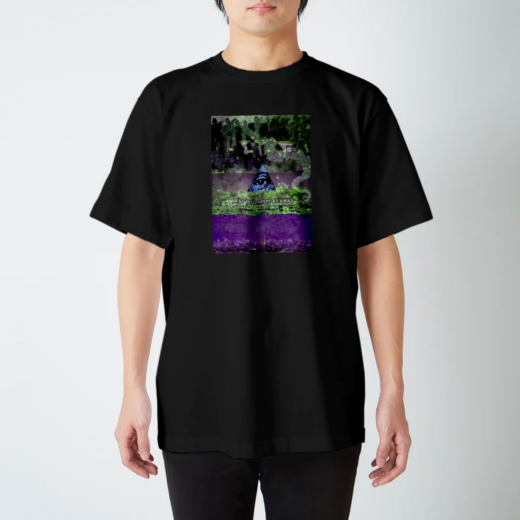 伝説の変態の伝説のWar will never go away Regular Fit T-Shirt