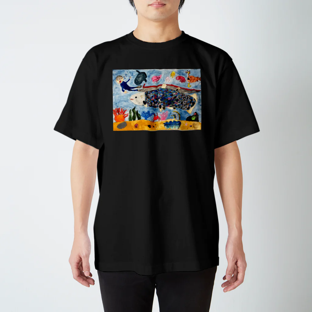 Gakukingのお絵描きグッズの深海魚との出会い スタンダードTシャツ