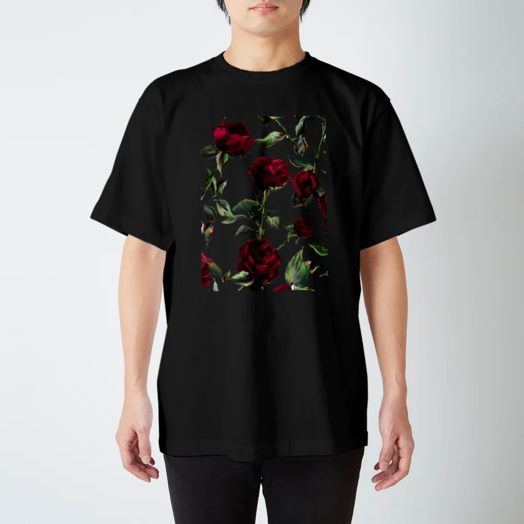 onikawa_babyのbara rose flower Regular Fit T-Shirt