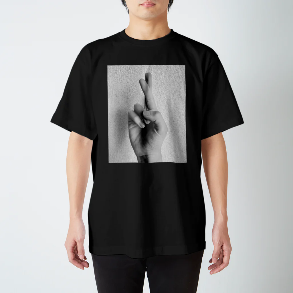 MIYOSHI_officialのFingers crossed Tee スタンダードTシャツ