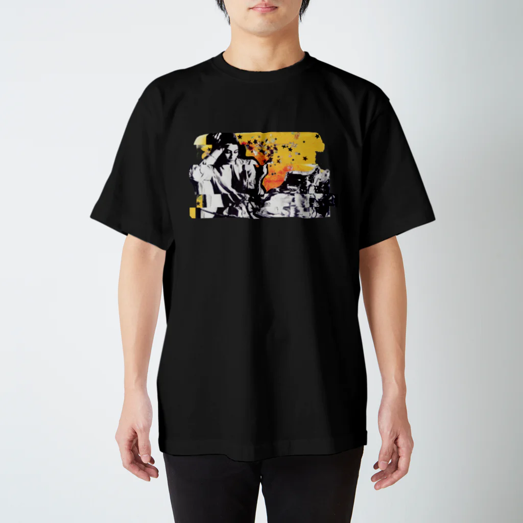 やきとりプリントのウイスキーナイト Regular Fit T-Shirt