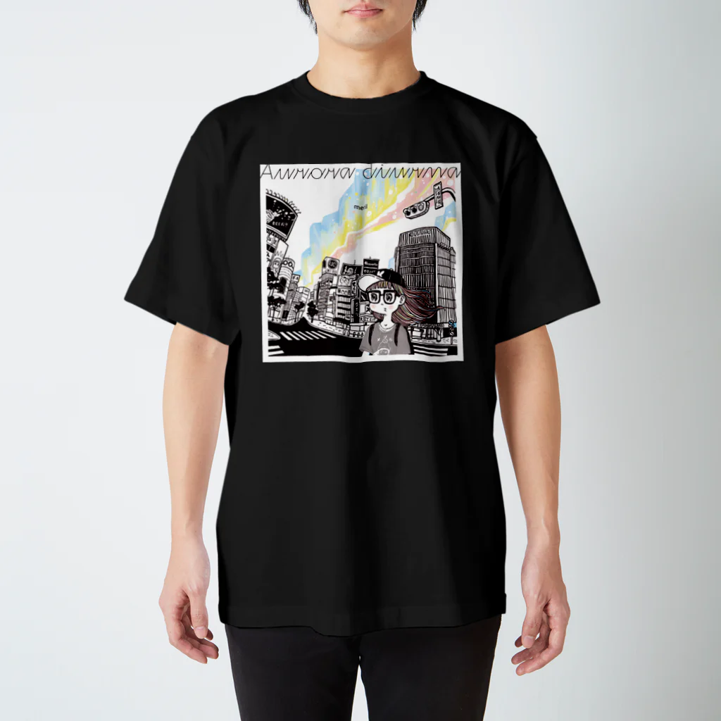 meril_goods_storeの「Aurora diurna」ジャケデザイン2 Regular Fit T-Shirt