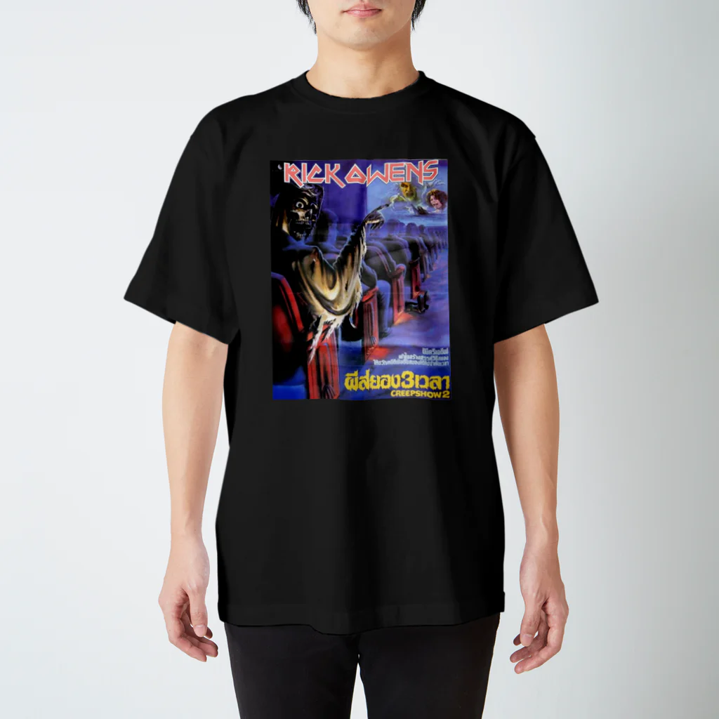 KleboldのBlack Acid Scale RICK OWENSE tee スタンダードTシャツ