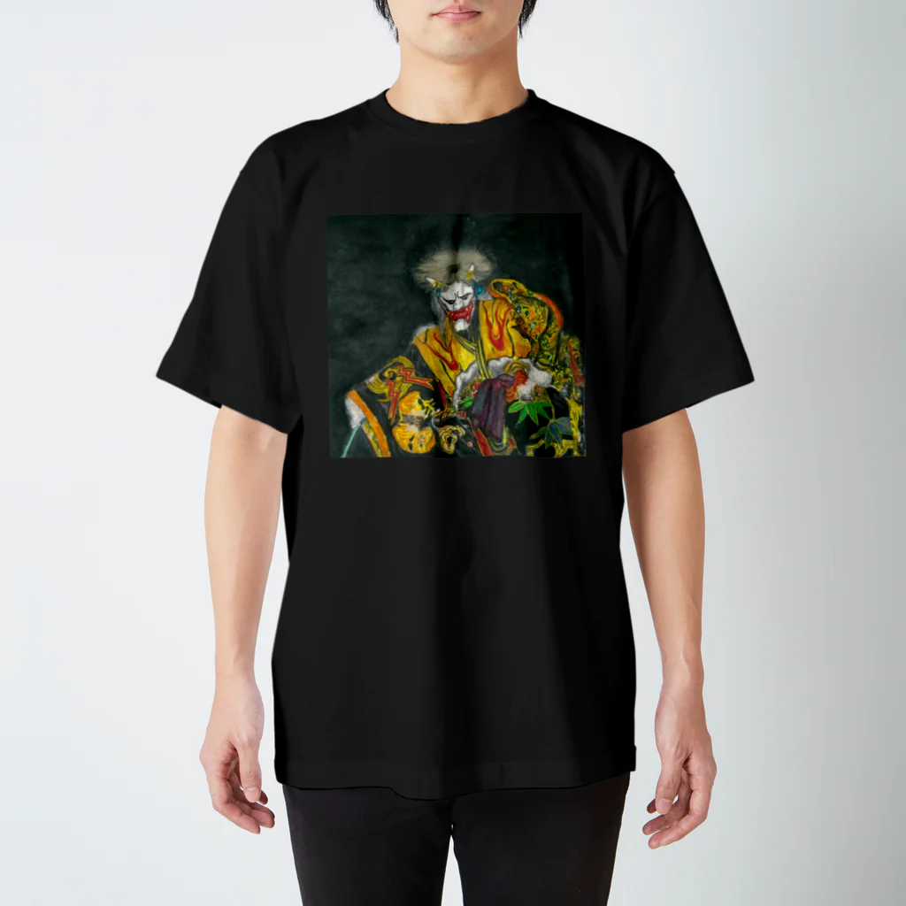 korokoro1959の石見神楽　塵輪（じんりん） スタンダードTシャツ