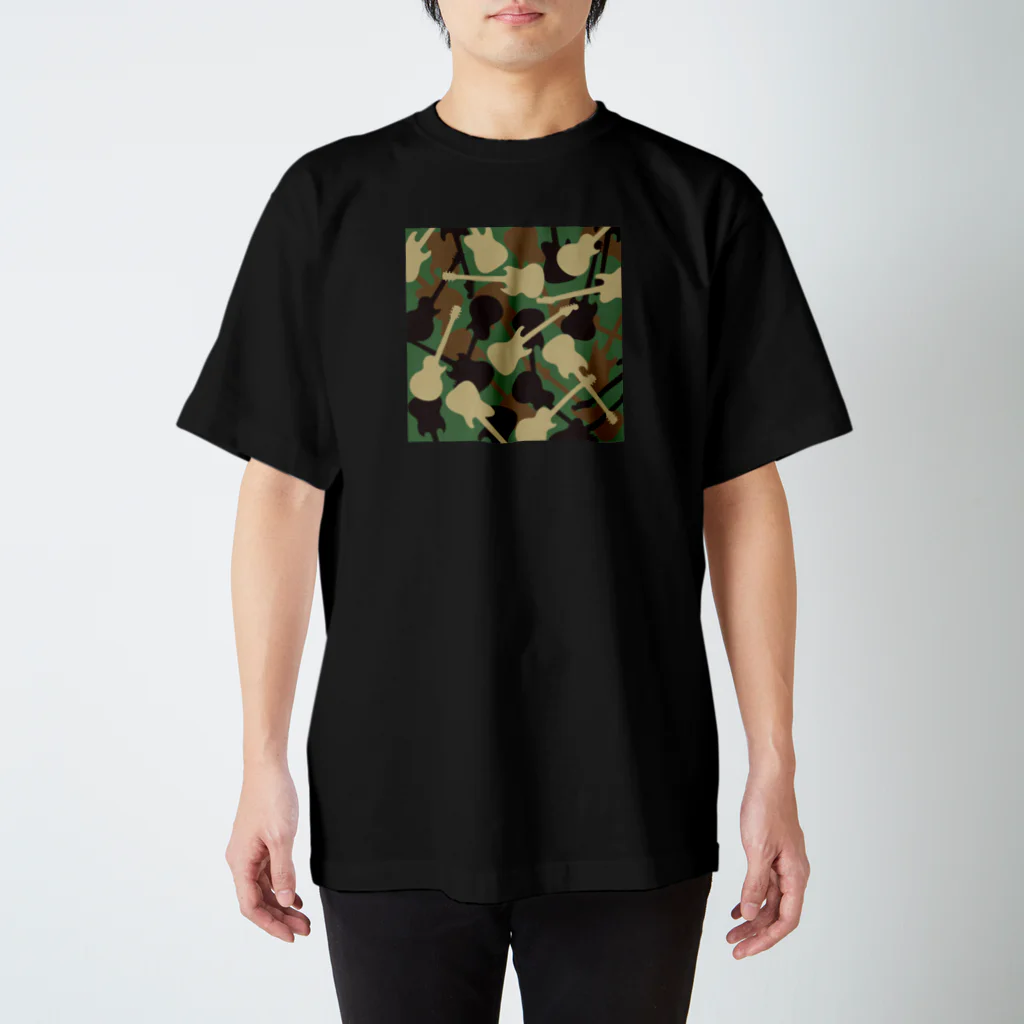 gemgemshopのギターカモフラージュ Regular Fit T-Shirt