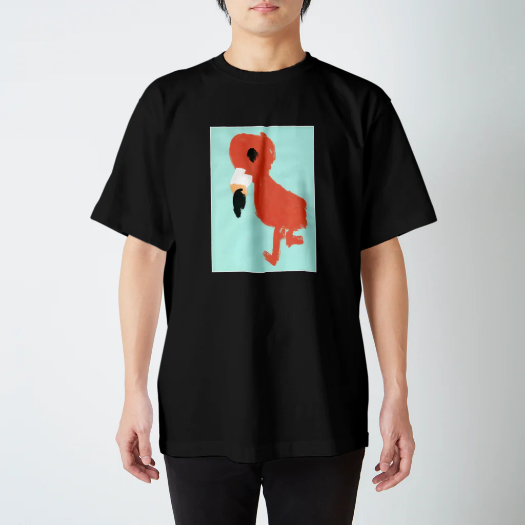 akikonのフラミンゴべぇちゃん Regular Fit T-Shirt