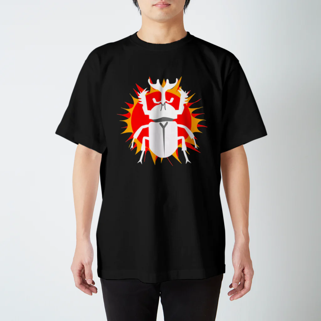 暗国の杜　SUZURI支店の恒星甲蟲ロゴ スタンダードTシャツ