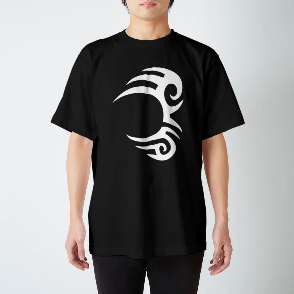 DRIPPEDのTYSON'S TATTOO 白ロゴ スタンダードTシャツ