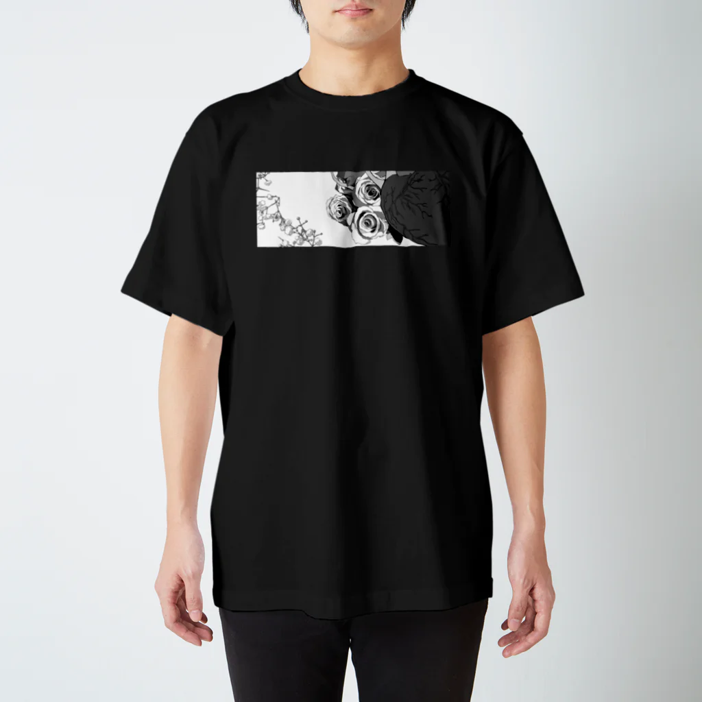 藤島がらすの心臓と花 スタンダードTシャツ