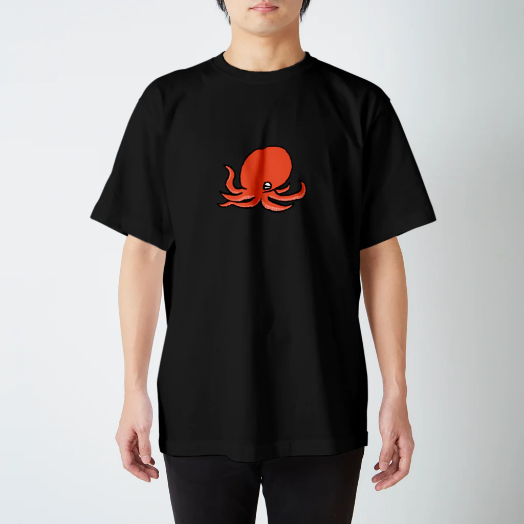 魚長～UoChou～の悩みを抱えたタコ スタンダードTシャツ