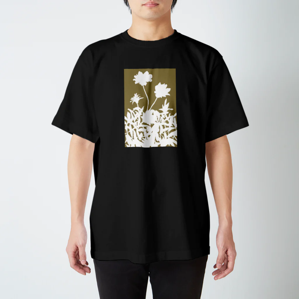 気ままに創作　よろず堂の花咲く小径⑤きいろ スタンダードTシャツ