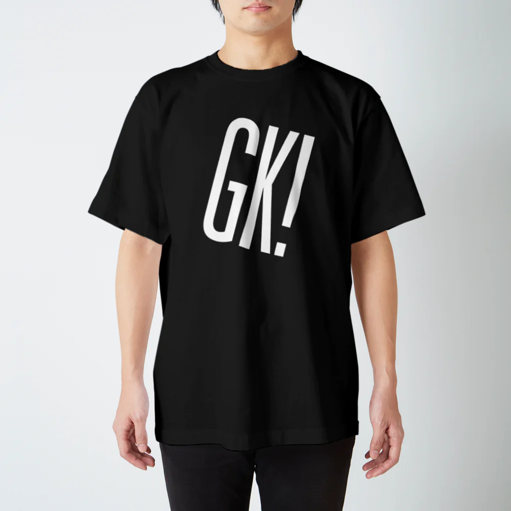 GK! WEB SHOPのGK!ロゴ（白） Regular Fit T-Shirt