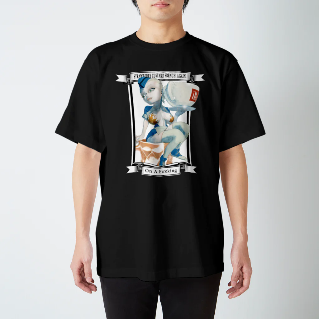 hassegawaのOn A Fireking フレーム付き Regular Fit T-Shirt