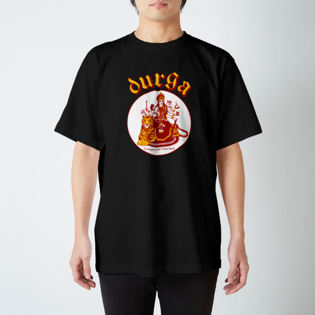 ITSUMItalkstoreのDURGA白バック スタンダードTシャツ