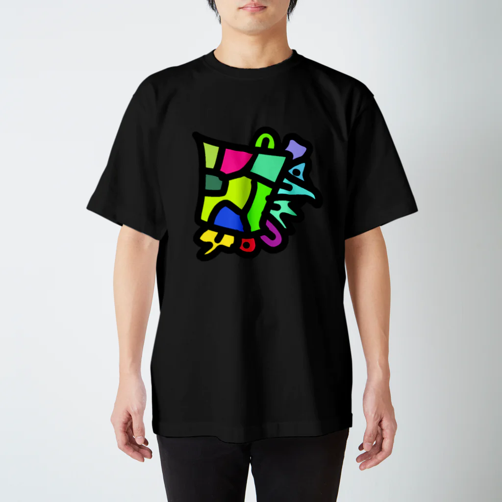 ウンチッチのピザの断面図は葉脈 Regular Fit T-Shirt