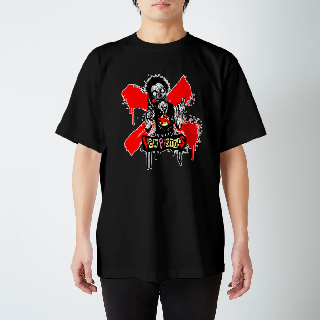 MackToons A.K.A カキ天のVex Pistols!!!! スタンダードTシャツ