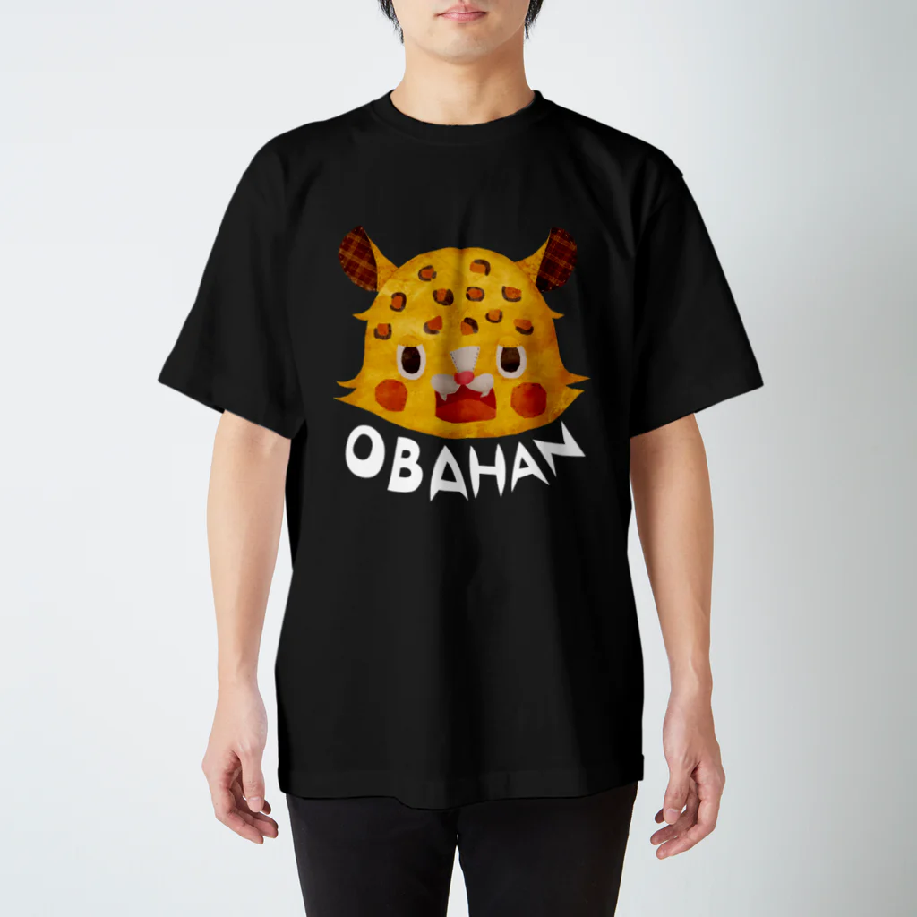 ちばしげのOBAHANのヒョウ スタンダードTシャツ