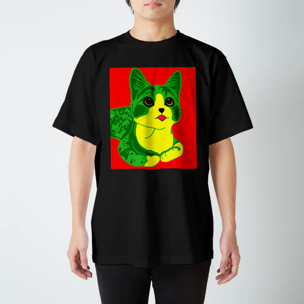 tourbillonのカラフル猫 スタンダードTシャツ