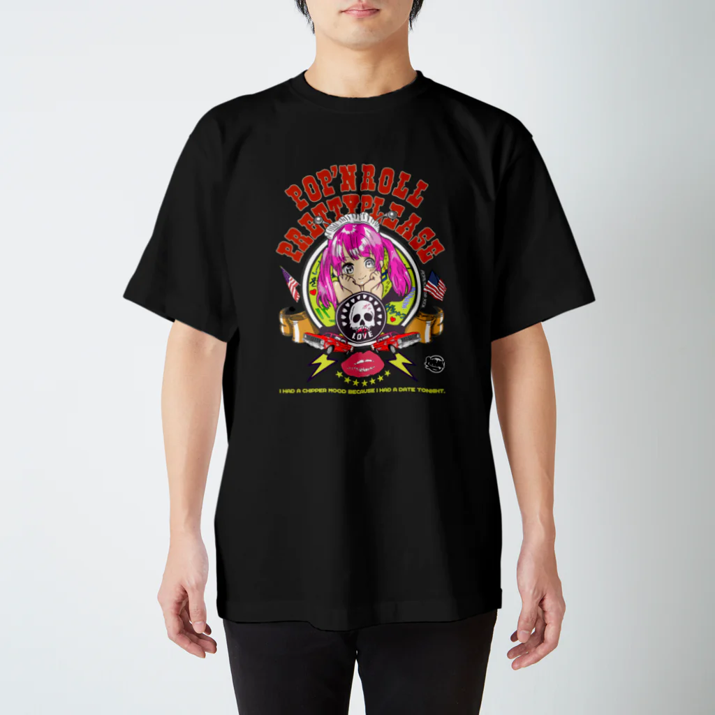 POP'N ROLLのpop'n girl02 スタンダードTシャツ