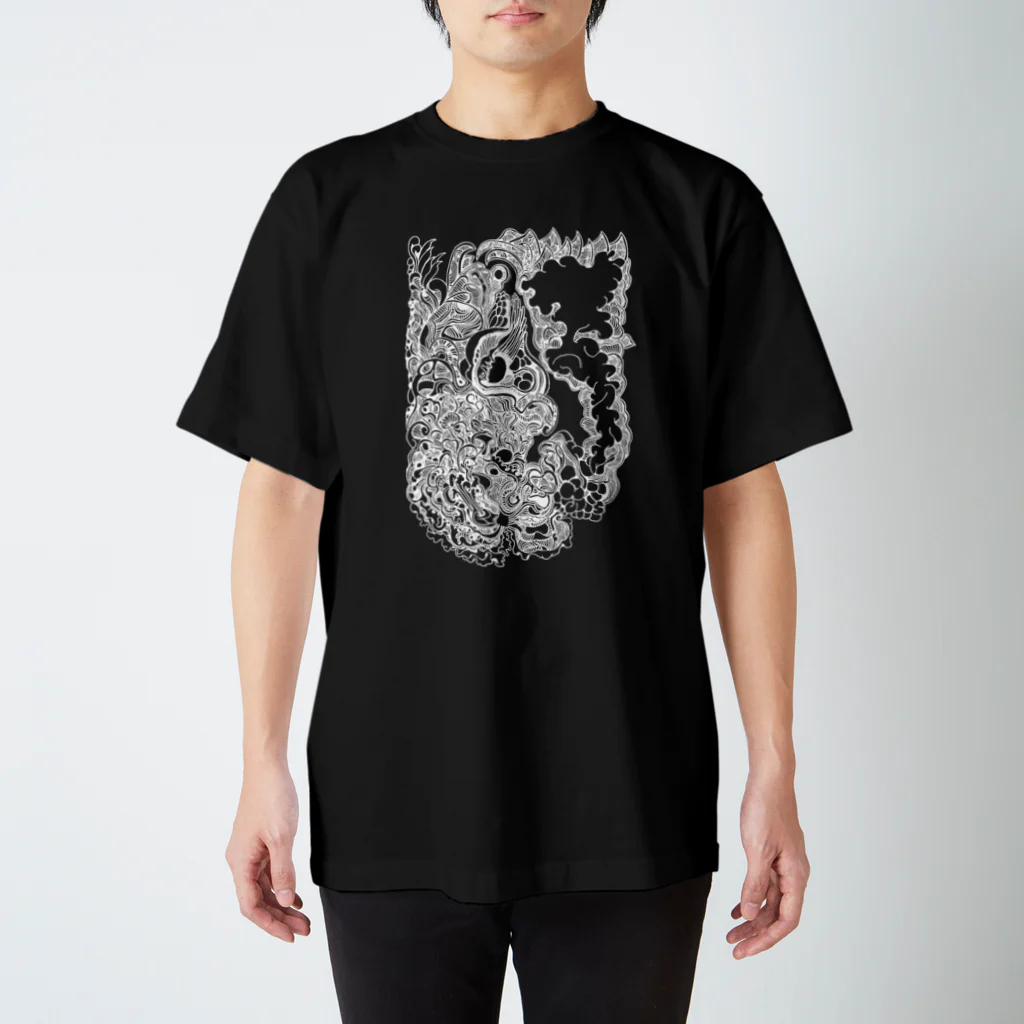 アルブ=ギヴェリの線画白01　 Regular Fit T-Shirt