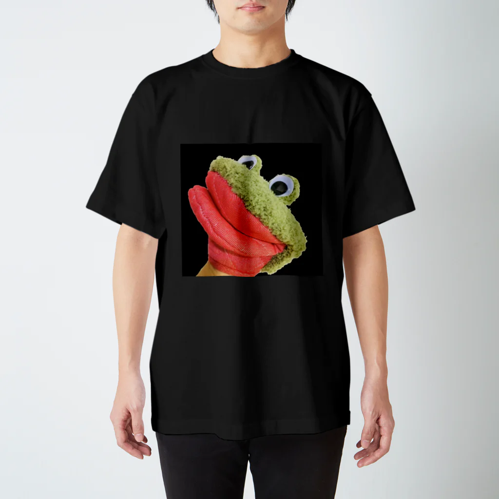 RINARIMAMA'S SHOPのかえるのパッベーくんTシャツ スタンダードTシャツ