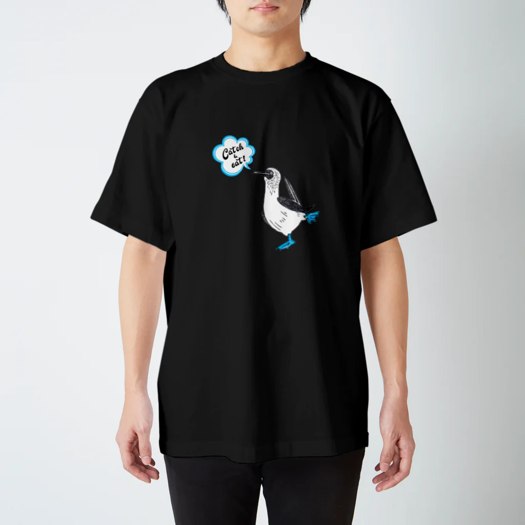 DOTEKKOのアオアシカツオドリ catch & eat Regular Fit T-Shirt