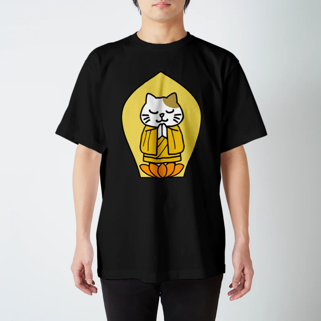 田中ひろみ(usagitv)の猫ほとけさま スタンダードTシャツ